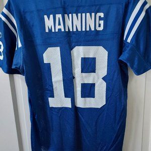 Reebok NFL Equipment Official Peyton Manning Jersey XL Indiana Colts Superbowl